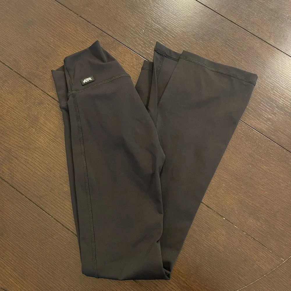 Tiger Friday Black May Split Flare Leggings - Picture 2 of 4